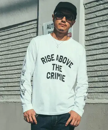 RISE ABOVE LONG T-SHIRT CRIMIE 새상품 미개봉