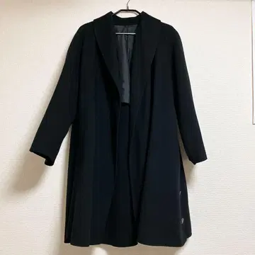 노브랜드 롱 코트 여성용 블랙 프리 사이즈 구제 의류 일본제