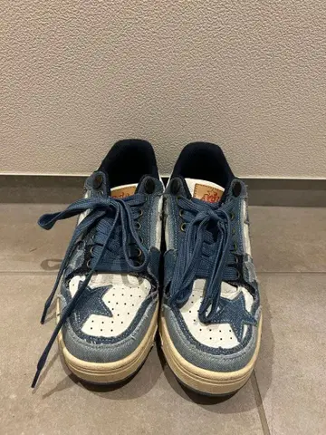 aelfriceden 스니커즈 23.5cm 스타 데님