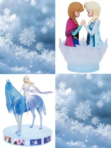 안나와 엘사 피규어