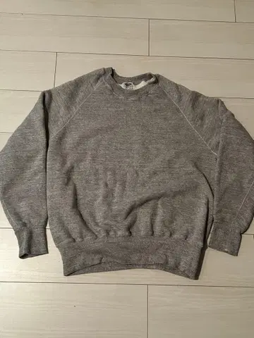 DENIME 래글런 맨투맨 그레이 L 사이즈