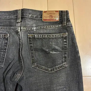 CASUCCI 카스치 다크 그레이 플레어 데님 팬츠