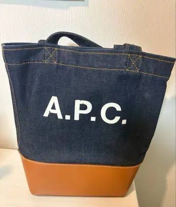 A.P.C. 데님 토트백