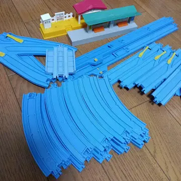 프라레일 레일 역 건물 세트