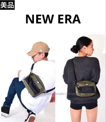 새상품급 NEW ERA 뉴에라 숄더 파우치 라지 올리브