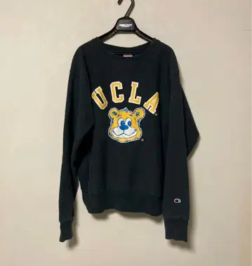 챔피온 리버스 위브 빨간색 단색택 UCLA XL 사이즈