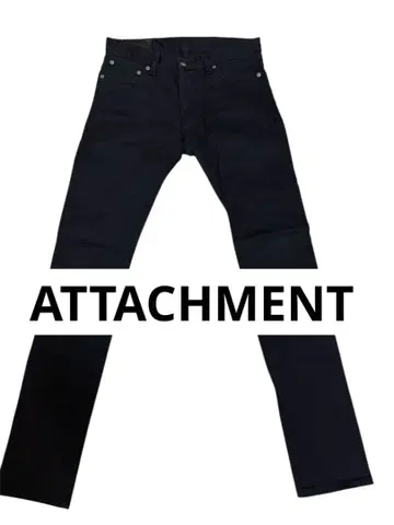 ATTACHMENT 스키니 팬츠 블랙 남성용