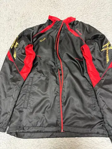 asics AW527 저지 M 블랙/빨간색