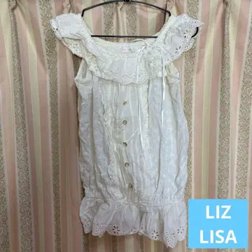 LIZ LISA 리즈리사 오프숄더 오프숄 프릴 반팔