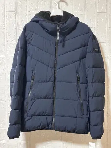 Calvin Klein 네이비 패딩 자켓 L