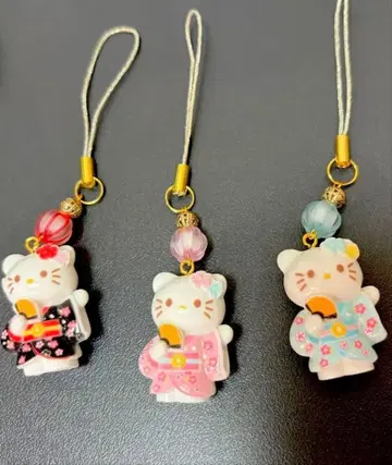 헬로키티 기모노 키링 묶음 판매 2