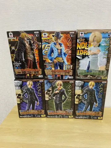 [새상품급] 원피스 상디 DX 피규어 6체 세트