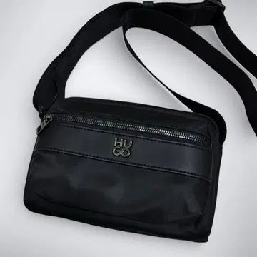 HUGO 트윌 크로스 바디백 스택 로고 블랙 50547390
