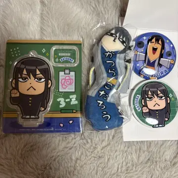 은혼 긴파치선생 카츠라 부쿠부 아크릴 스탠드 비뚤어진 녀석들 캔뱃지 세트