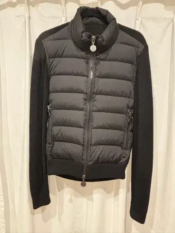 G-Stage 후드 부착 다운 자켓 블랙 다운 90% 페더 L