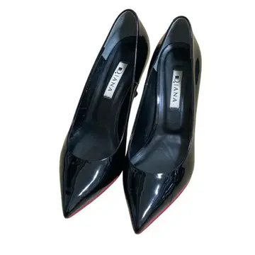 DIANA 다이애나 하이힐 펌프스 블랙 레드 24.5cm