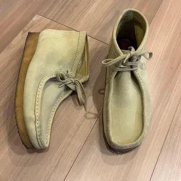 클락스 왈라비 모카신 부츠 스웨이드 27.5cm