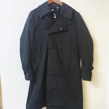 루드 갤러리 락 트렌치코트 음표 패턴