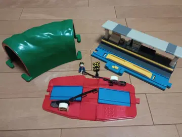 프라레일 터널 역 건널목 세트