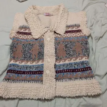 90년대 빈티지 베티즈 블루 니트 베스트