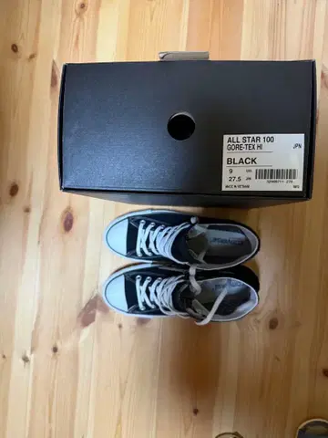 컨버스 올스타 고어텍스 하이 27.5cm 블랙