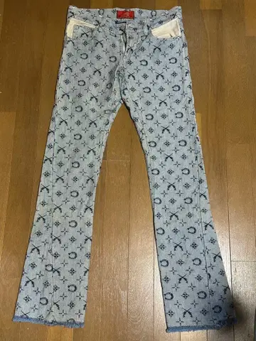 [ 초레어 ] Drip 올 패턴 데님 Indian Motorcycle