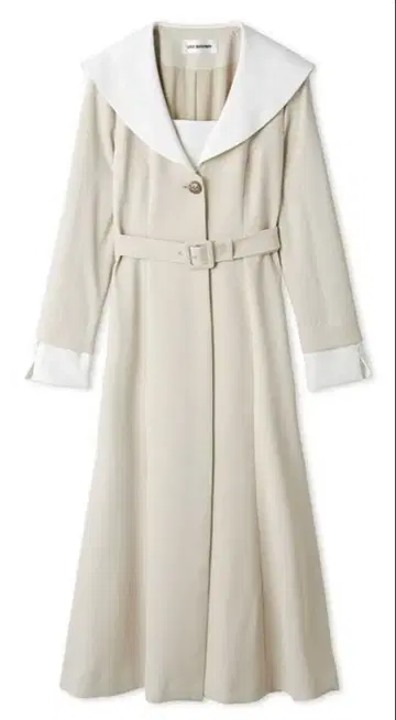 새상품급 릴리 브라운 빅 컬러 원피스 롱 원피스 프릴 A라인