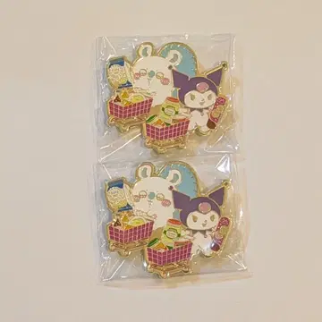 핀즈 컬렉션 모몽가 쿠로미 치이카와 산리오 콜라보 2개 세트