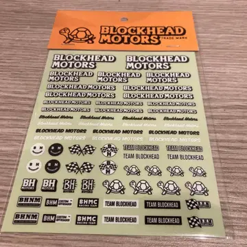 BLOCKHEAD MOTORS 스티커 시트