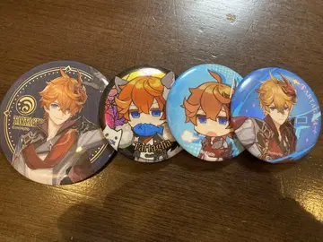 원신 타르탈리아 캔뱃지 4개 세트