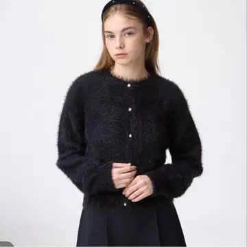 샤이니 쿨 넥 가디건