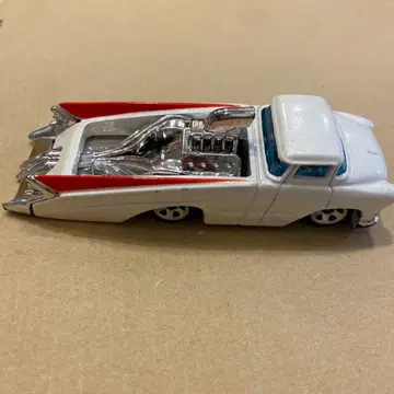 핫휠 미니카 화이트/레드