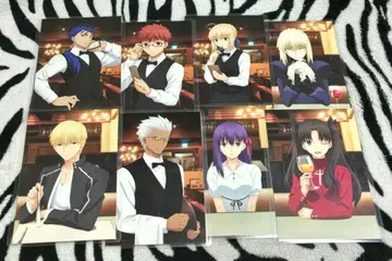 Fate/staynight DINING 혜택 엽서 8종 라미네이티드