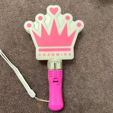 CHANMINA 응원봉 왕관 디자인 핑크