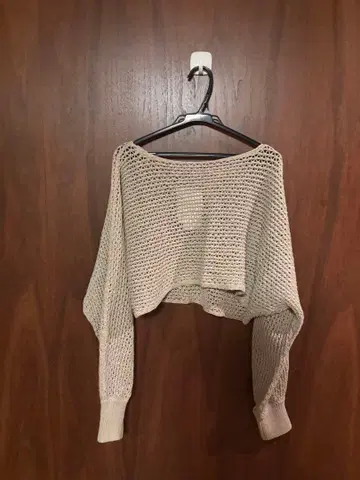 noble 메쉬 숏 기장 풀오버