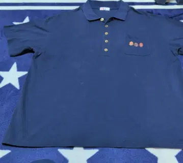 No-name 네이비 빅 피케 셔츠