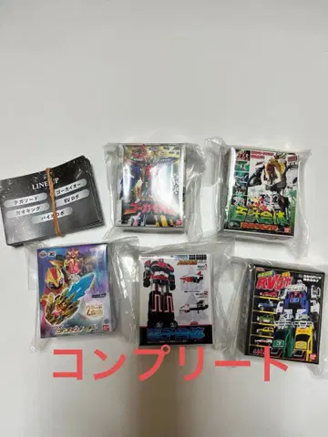 슈퍼전대 히어로 DX 로봇 미니어처 & 패키지 컬렉션01 총 5종