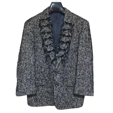 VINTAGE 리본 자켓 헤링본 리메이크 cityshop