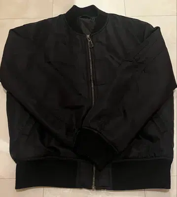 블랙 MA-1 플라이트 자켓