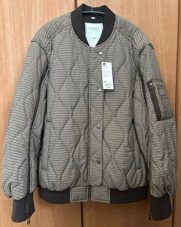 [택 포함 새상품] GU x rokh 퀼팅 블루종 XXL