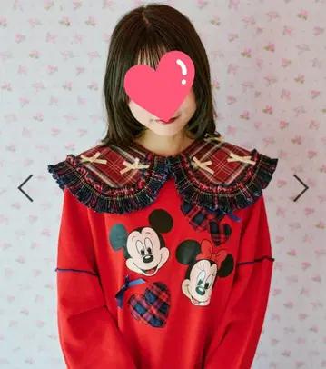 새상품급 kutir 쿠티르와 레트로 리본 가득한 더블 체크 탈착식 옷깃