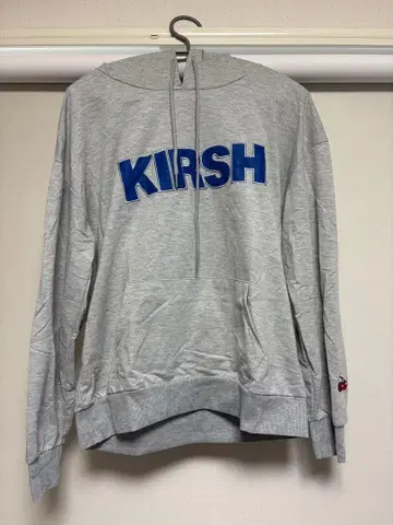 KIRSH 그레이 후드티 체리 자수