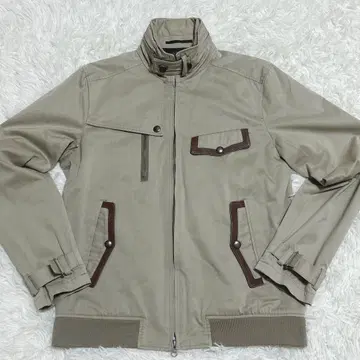 MICHEL KLEIN 베이지 자켓 라이더스 사이즈 46 후드 부착