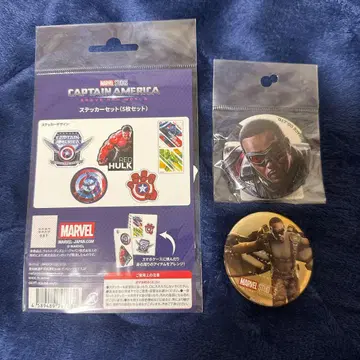 캡틴 아메리카 팔콘 샘 마블 굿즈 캔뱃지 어벤져스
