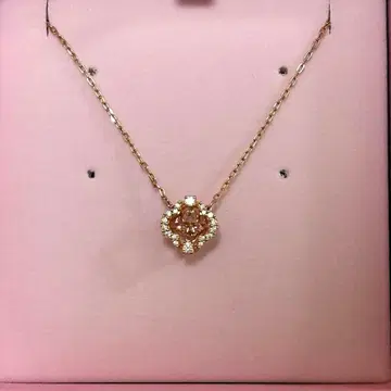 Swarovski 우나 목걸이 로즈 골드 톤