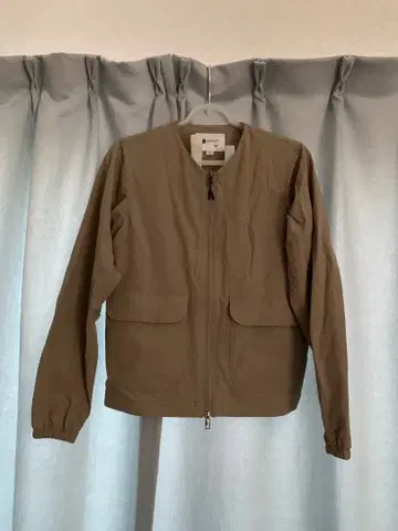 MIZUNO 노카라 스트레치 자켓 베이지 발수 가공 캐주얼웨어