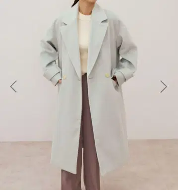 아메리칸 홀릭 루즈 체스터 코트 민트 그린 M