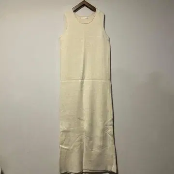 Ray Cassin 아이보리 슬리브리스 롱 원피스