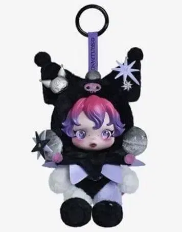 [정품] SKULLPANDA x KUROMI 봉제 인형 펜던트