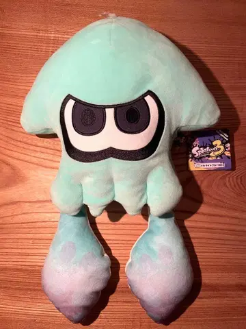 스프라툰 3 봉제 인형 오징어 라이트 블루 (M) 택 포함